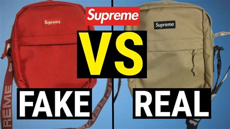 how to spot fake supreme shoulder bag ss18|is your supreme bag real.